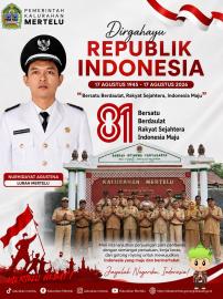 Dirgahayu ke-81 Republik Indonesia, Mertelu Hebat untuk Indonesia Maju